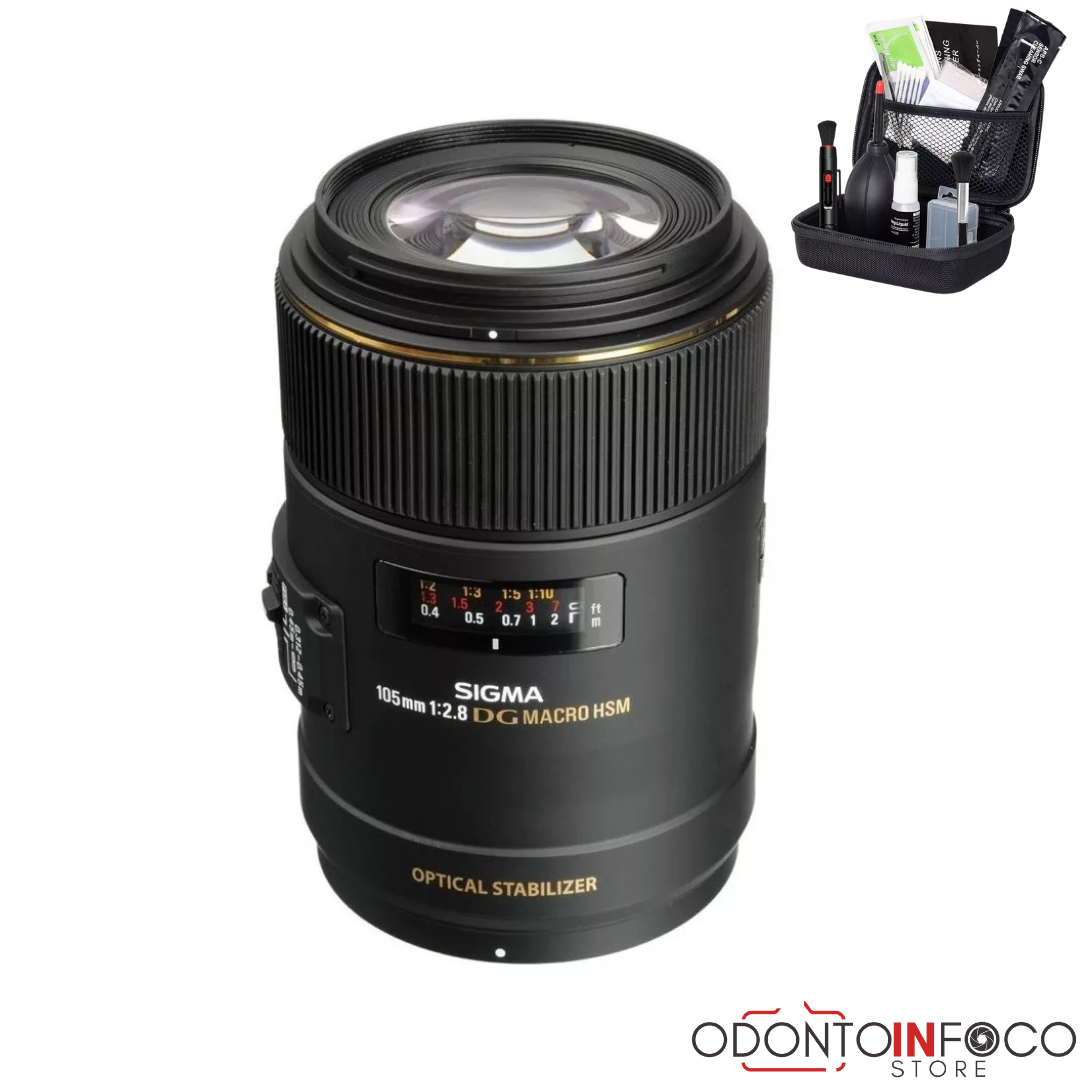 LENTE MACRO CANON SIGMA DG 105mm F/2.8 / COMPATÍVEL E INDICADA