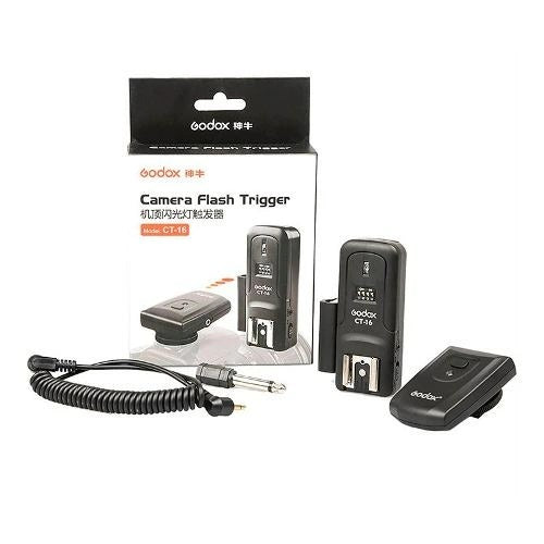 CT-16 RADIO FLASH REMOTO (TRANSMISSOR+RECEPTOR ) - PARA FLASH DE ESTÚDIO E SPEEDLITE + AULA DE MONTAGEM BÔNUS