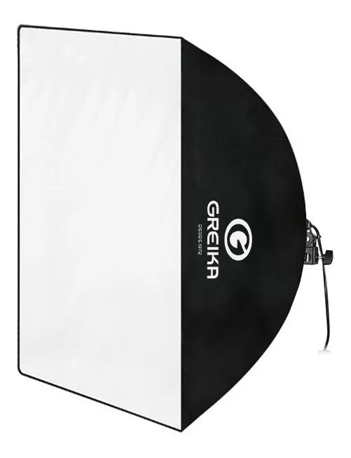 SOFTBOX COM SOQUETE SIMPLES LUZ CONTINUA  - 40X40CM (HAZE) - SEM GRID - SEM LAMPADA ( GARANTIA ODONTOINFOCO STORE ))