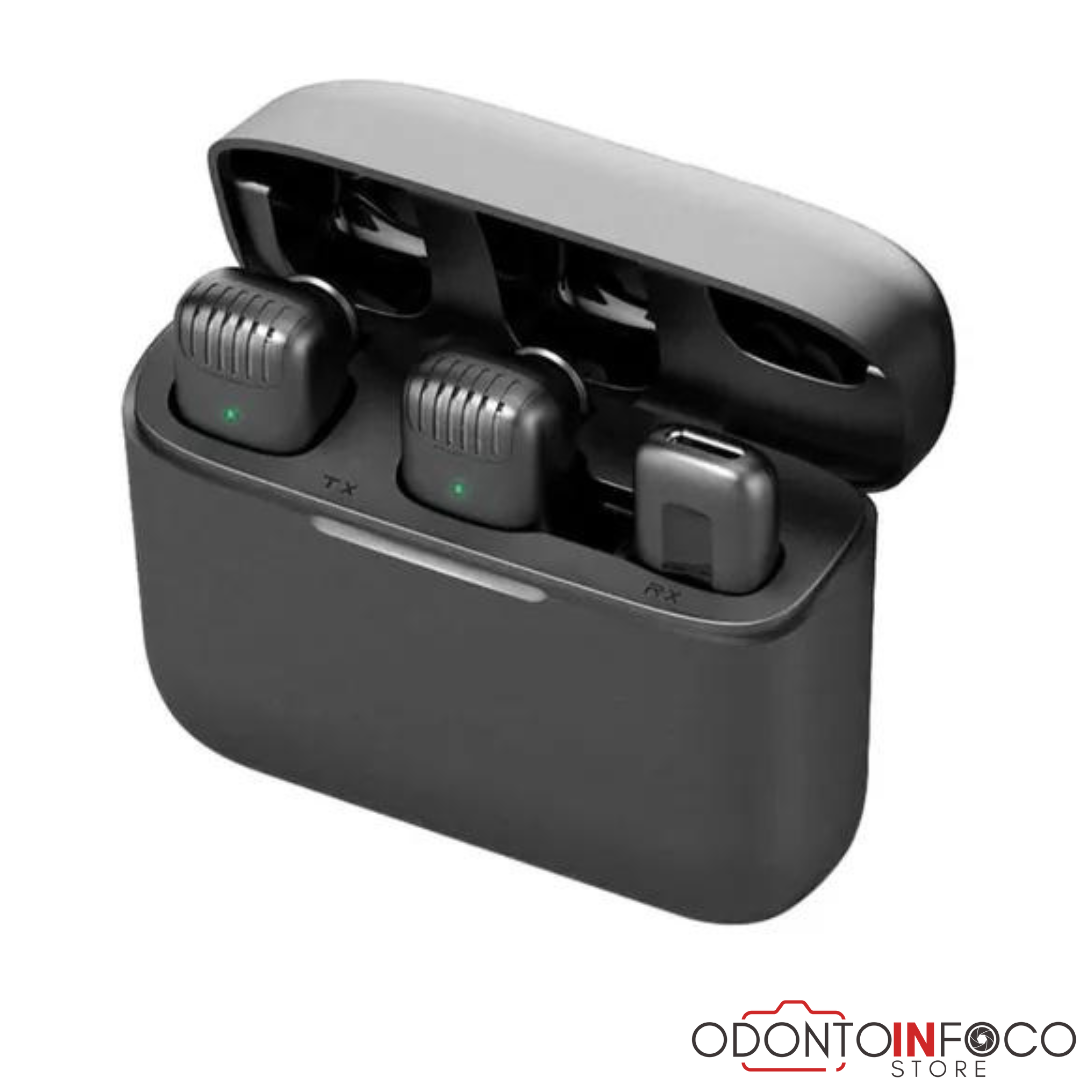 MICROFONE DE LAPELA SEM FIO WIRELESS ( GARANTIA ODONTOINFOCO STORE )