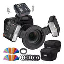 KIT GUMA 3 - GUMA TWIN + FLASH MF12  TWIN GODOX P/CANON OU NIKON ( GARANTIA DE FÁBRICA )