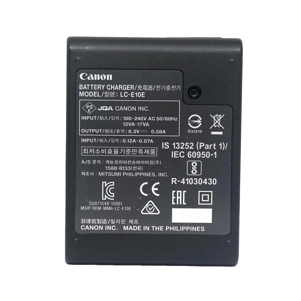 CARREGADOR ORIGINAL DE BATERIA PARA CANON LP-E10.