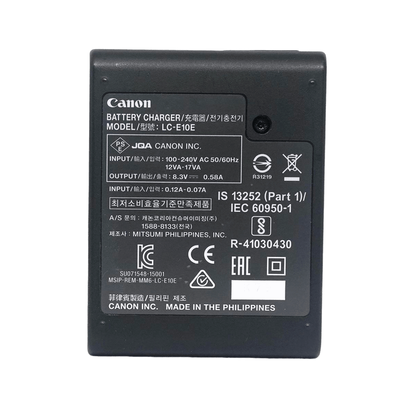 CARREGADOR DE BATERIA + 2 BATERIAS ORIGINAL LP-E10 PARA CANON DSLR