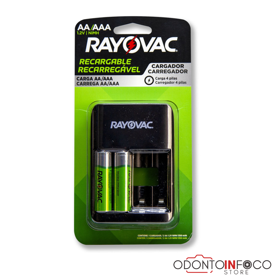 CARREGADOR RAPIDO INTELIGENTE RAYOVAC PARA BATERIAS DE FLASHES ( ORIGINAL ).