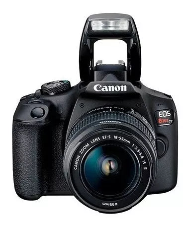 KIT 2 - CÂMERA CANON T7 + KIT MACRO (TUBO + FILTRO DEDICADO) + FLASH CIRCULAR GODOX + BLACKOUT- GARANTIA DE FÁBRICA!