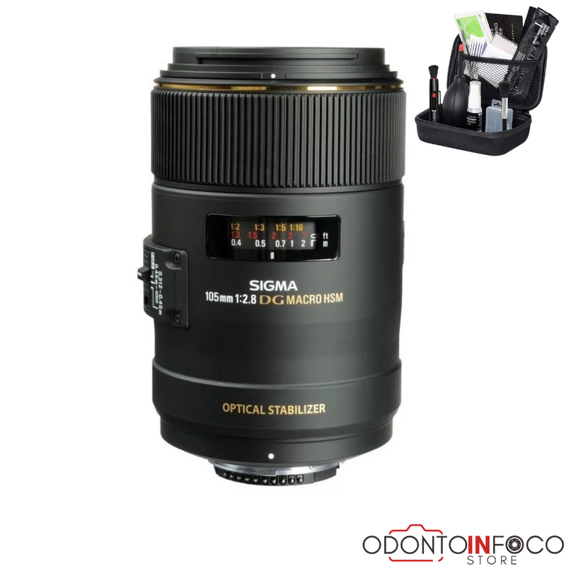LENTE MACRO NIKON SIGMA COMPATÍVEL E INDICADA PARA A LINHA NIKON DG 105mm F/2.8 ( GARANTIA DE 2 ANOS )
