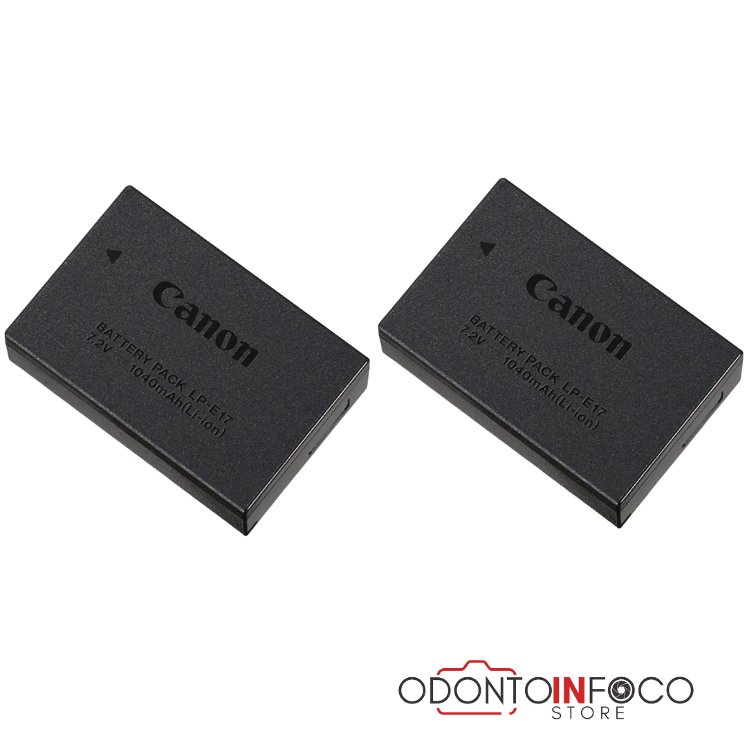 PAR BATERIAS ORIGINAIS LP-E17 PARA CANON MIRRORLESS
