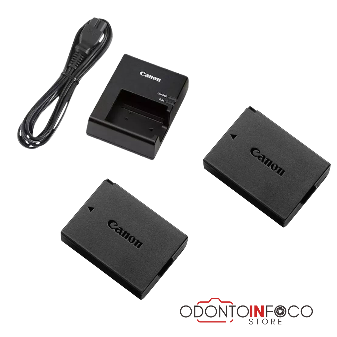 CARREGADOR DE BATERIA + 2 BATERIAS ORIGINAL LP-E10 PARA CANON DSLR