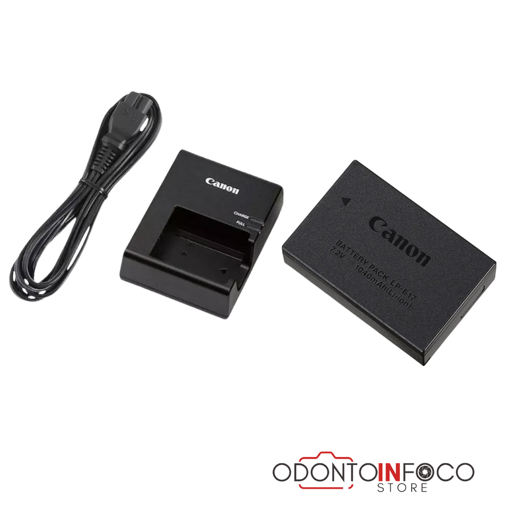 CARREGADOR BATERIA + 1 BATERIA ORIGINAL LP-E17 PARA CANON MIRRORLESS