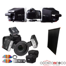 KIT GUMA 3 - GUMA TWIN + FLASH MF12  TWIN GODOX P/CANON OU NIKON ( GARANTIA DE FÁBRICA )