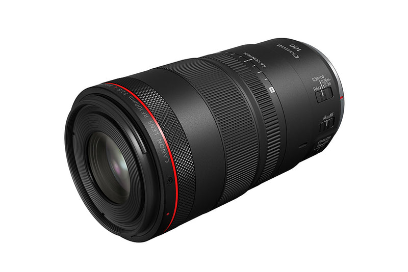 LENTE MACRO CANON RF 100MM F/2.8L MACRO IS USM / DEDICADA A LINHA MIRRORLESS DA CANON ( GARANTIA ESTENDIDA DE 2 ANOS )
