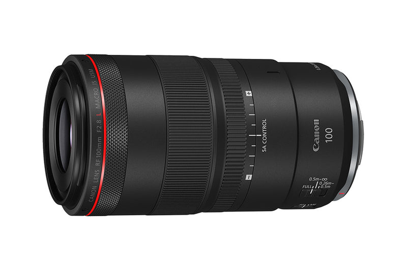 LENTE MACRO CANON RF 100MM F/2.8L MACRO IS USM / DEDICADA A LINHA MIRRORLESS DA CANON ( GARANTIA ESTENDIDA DE 2 ANOS )