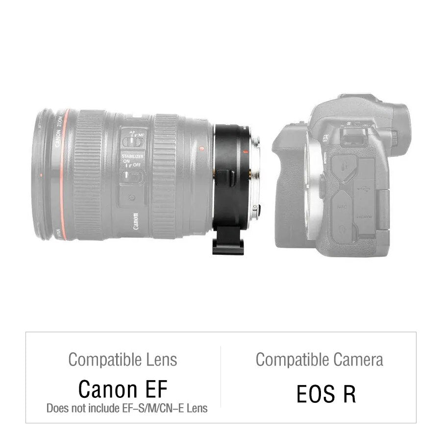 ANEL ADAPTADOR ORIGINAL PARA CÂMERA MIRRORLESS CANON DE EF/EFS PARA RF