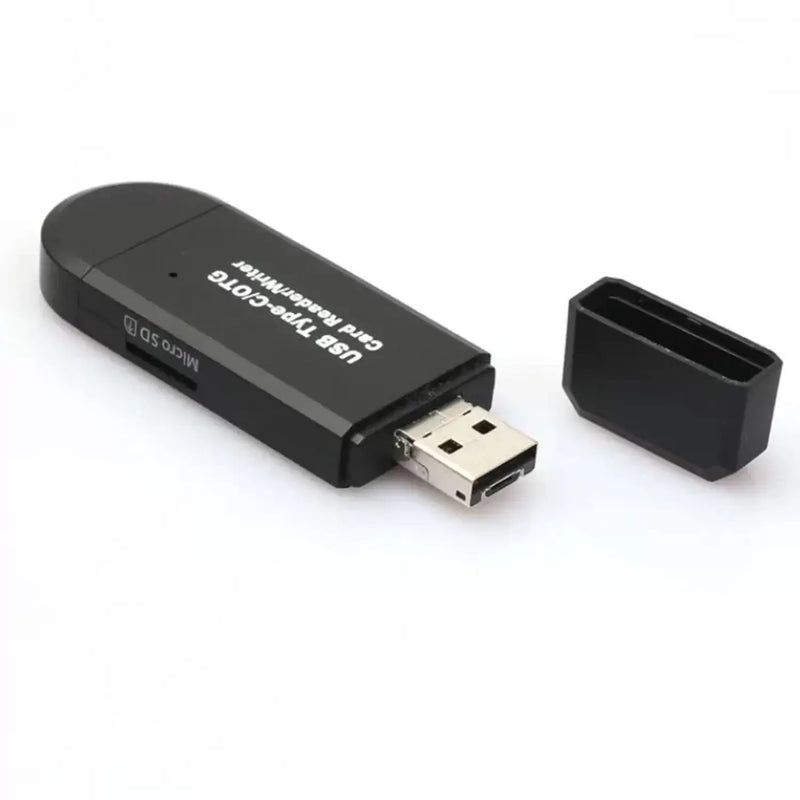 LEITOR DE CARTÃO USB-C E USB 3.0 (SD e micro SD)